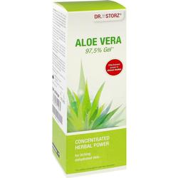Grüne Verpackung von Aloe Vera Gel für trockene und juckende Haut.