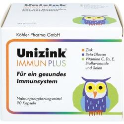 Eine Verpackung für Nahrungsergänzungsmittel mit einer bunten Eule und Text über Gesundheit.